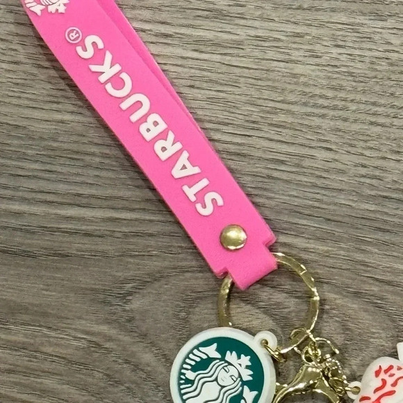 STARBUCKS BRANDED KEY CHAIN NIB - Picture 8 of 15